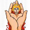 Icono de apoyo emocional y motivación